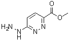 structure of CAS# 1234616-16-0, 6-Hydrazinyl-3-pyridazinecarboxylic acid methyl ester