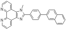 structure of CAS# 1234997-42-2, 1-甲基-2-(4-(萘-2-基)苯基)-1H-咪唑并[4,5-f][1,10]-菲咯啉