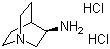 structure of CAS# 123536-14-1, R-3-氨基奎宁环二盐酸盐
