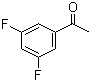 structure of CAS# 123577-99-1, 3',5'-二氟苯乙酮