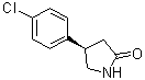 structure of CAS# 123632-35-9, (R)-Baclofen lactam