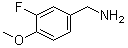 3-Fluoro-4-methoxybenzenemethanamine molecular structure (CAS 123652-95-9)