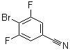 structure of CAS# 123688-59-5, 4-Bromo-3,5-difluorobenzonitrile