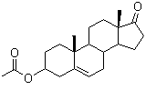 CAS # 1239-31-2, Epiandrosterone acetate, 5-Epiandroster-17-one acetate, Dehydroepiandrosterone acetate, 5-Androsten-3b-ol-17-one acetate, DHEA-acetate