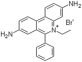structure of CAS# 1239-45-8, Ethidium bromide