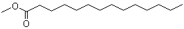 structure of CAS# 124-10-7, 十四烷酸甲酯