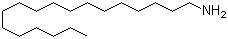 structure of CAS# 124-30-1, Octadecanamine
