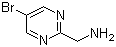 structure of CAS# 1240783-02-1, 5-Bromo-2-pyrimidinemethanamine