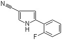 5-(2-Fluorophenyl)-1H-pyrrole-3-carbonitrile molecular structure (CAS 1240948-77-9)