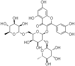 粗叶悬钩子甙分子结构 (CAS 124151-38-8)