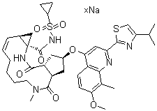 TMC 435 sodium salt molecular structure (CAS 1241946-89-3)