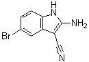 CAS # 1242140-64-2, 2-Amino-5-bromo-1H-indole-3-carbonitrile