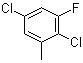 structure of CAS# 1242339-87-2, 2,5-Dichloro-1-fluoro-3-methylbenzene