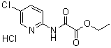 structure of CAS# 1243308-37-3, 2-[(5-Chloropyridin-2-yl)amino]-2-oxoacetic acid ethyl ester monohydrochloride