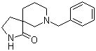 structure of CAS# 1245643-65-5, 7-(Phenylmethyl)-2,7-diazaspiro[4.5]decan-1-one