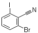 structure of CAS# 1245648-93-4, 2-Bromo-6-iodobenzonitrile