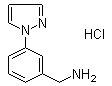 CAS # 1245649-13-1, 3-(1H-Pyrazol-1-yl)-benzenemethanamine hydrochloride