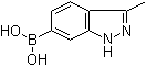 structure of CAS# 1245816-26-5, B-(3-Methyl-1H-indazol-6-yl)boronic acid