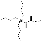 2-(Tributylstannyl)-2-propenoic acid methyl ester molecular structure (CAS 124582-37-2)