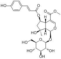CAS 登录号：1246012-26-9, 6-O-反式对香豆酰山栀苷甲酯