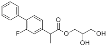 structure of CAS# 124635-84-3, Flurbiprofen Glyceryl Ester