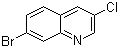 structure of CAS# 1246549-62-1, 7-Bromo-3-chloroquinoline