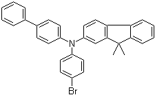 structure of CAS# 1246562-40-2, N-[1,1'-Biphenyl]-4-yl-N-(4-bromophenyl)-9,9-dimethyl-9H-fluoren-2-amine