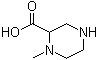 1-Methyl-2-piperazinecarboxylic acid molecular structure (CAS 1246609-06-2)