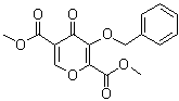 structure of CAS# 1246616-66-9, 4-Oxo-3-(phenylmethoxy)-4H-pyran-2,5-dicarboxylic acid 2,5-dimethyl ester