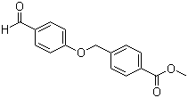 Methyl 4-[(4-formylphenoxy)methyl]benzoate molecular structure (CAS 124663-30-5)