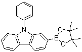 structure of CAS# 1246669-45-3, 9-Phenyl-2-(4,4,5,5-tetramethyl-1,3,2-dioxaborolan-2-yl)-9H-carbazole