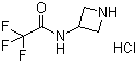 N-(Azetidin-3-yl)-2,2,2-trifluoroacetamide hydrochloride molecular structure (CAS 124668-48-0)
