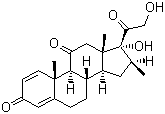 Meprednisone molecular structure (CAS 1247-42-3)