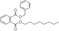 1,2-苯二甲酸辛基苄基酯分子结构 (CAS 1248-43-7)
