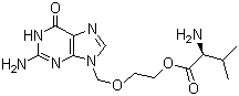 CAS 登录号：124832-26-4, 伐昔洛韦, L-缬氨酸-2-[(6-氧代-2-氨基-1,6-二氢-9H-嘌呤-9-基)甲氧基]乙基酯