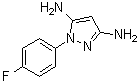 CAS 登录号：1248501-80-5, 1-(4-氟苯基)-1H-吡唑-3,5-二胺