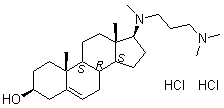 盐酸阿扎胆醇分子结构 (CAS 1249-84-9)
