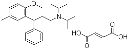 2-甲氧基-5-甲基-N,N-双(1-甲基乙基)-gamma-苯基-苯丙胺富马酸盐分子结构 (CAS 124935-88-2)