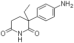 structure of CAS# 125-84-8, Aminoglutethimide