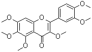 3,3',4',5,6,7-六甲氧基黄酮分子结构 (CAS 1251-84-9)