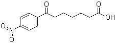 4-Nitro-zeta-oxobenzeneheptanoic acid molecular structure (CAS 125174-01-8)