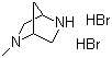 (1R)-2-甲基-2,5-二氮双环[2.2.1]庚烷二氢溴酸盐分子结构 (CAS 125224-64-8)