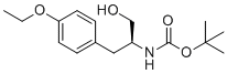 structure of CAS# 1252686-29-5, tert-butyl (S)-(1-(4-ethoxyphenyl)-3-hydroxypropan-2-yl)carbamate