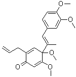 楠藤素分子结构 (CAS 125292-97-9)