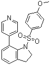 CAS 登录号：1254363-89-7, 1-(4-甲氧基苯磺酰基)-7-(吡啶-4-基)-2,3-二氢-1H-吲哚