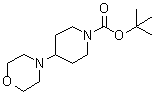 CAS # 125541-20-0, tert-Butyl 4-(4-morpholinyl)-1-piperidinecarboxylate