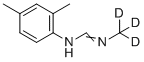 N-(2,4-dimethylphenyl)-N'-(trideuteriomethyl)methanimidamide molecular structure (CAS 1255517-75-9)