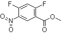2,4-Difluoro-5-nitrobenzoic acid methyl ester molecular structure (CAS 125568-71-0)