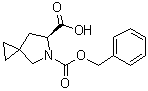 structure of CAS# 1256388-47-2, (6S)-5-氮杂螺[2.4]庚烷-5,6-二甲酸 5-苄基酯