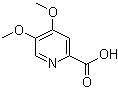 structure of CAS# 1256820-18-4, 4,5-二甲氧基-2-吡啶羧酸